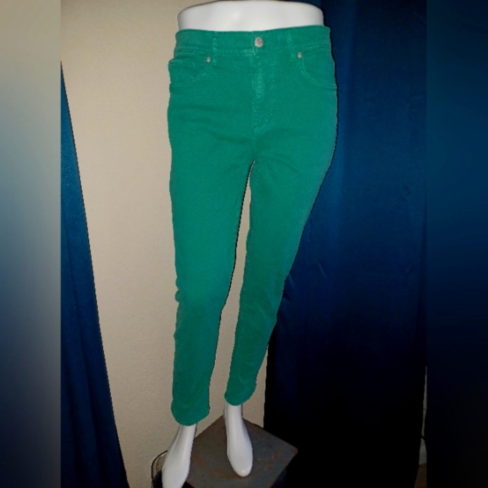 Green jeans